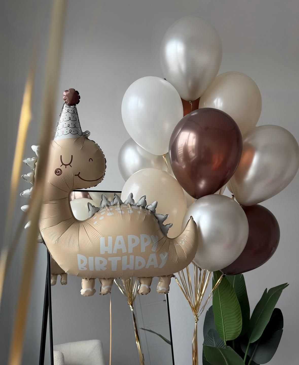 Retro Dinozor Folyo Balon Demeti
