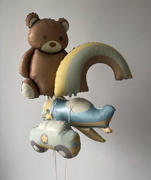 Retro Folyo Balon Buketi 