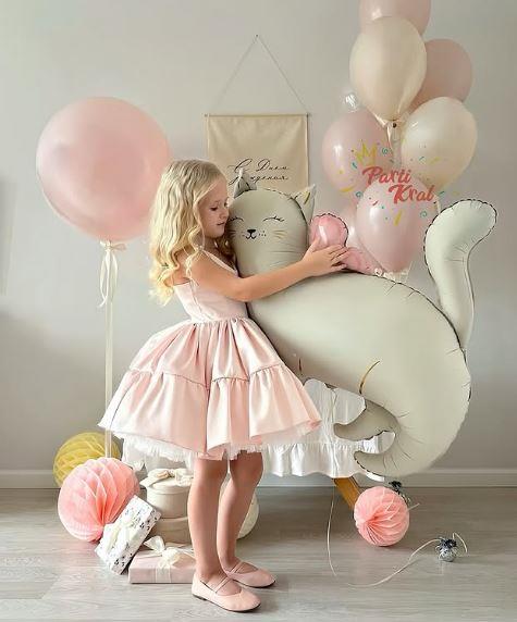 Retro Kedi Folyo Balon 
