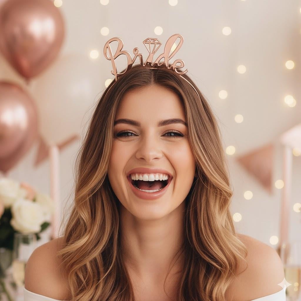 ROSE GOLD BRİDE TAÇ