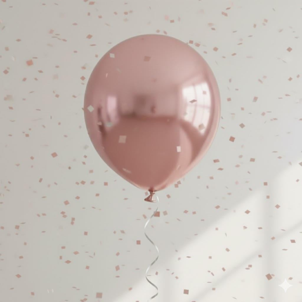 ROSE GOLD KROM BALON (5 ADET)