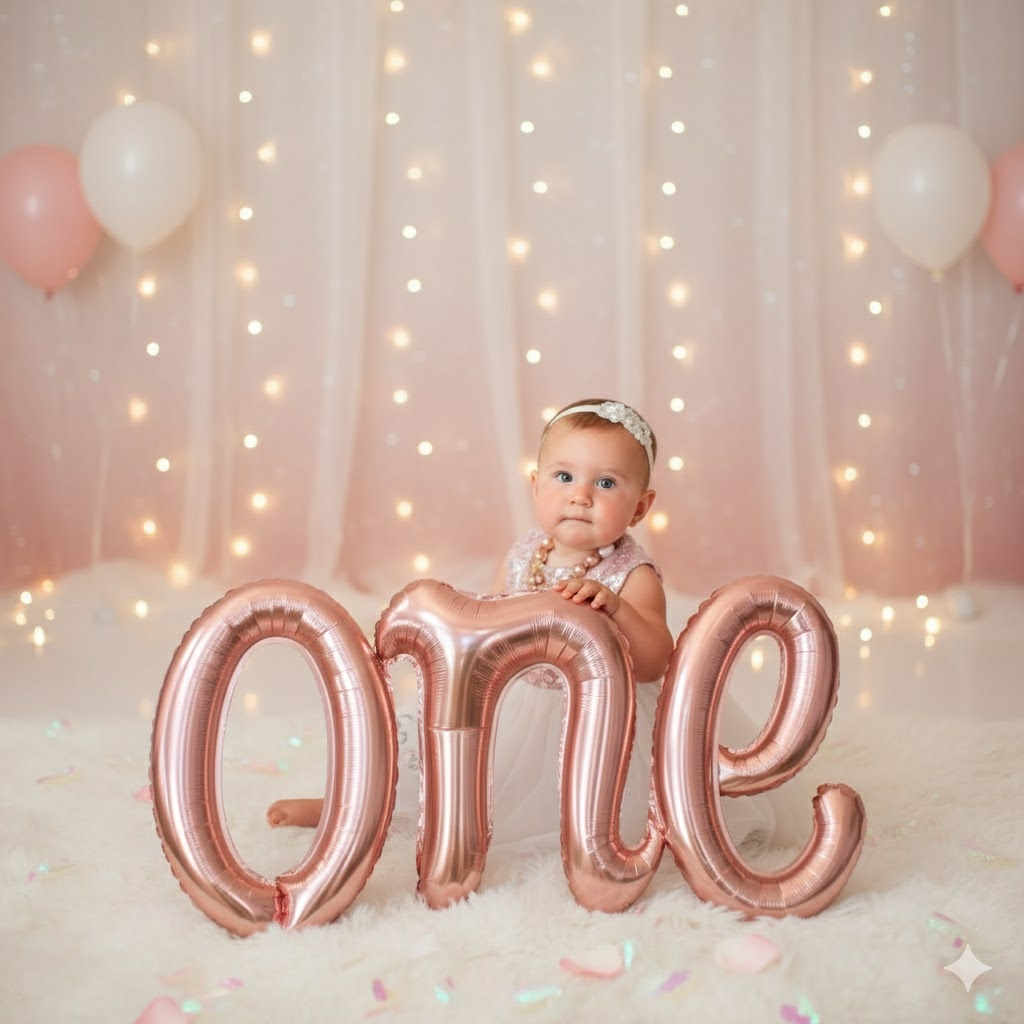 Rose Gold One Folyo Balon 