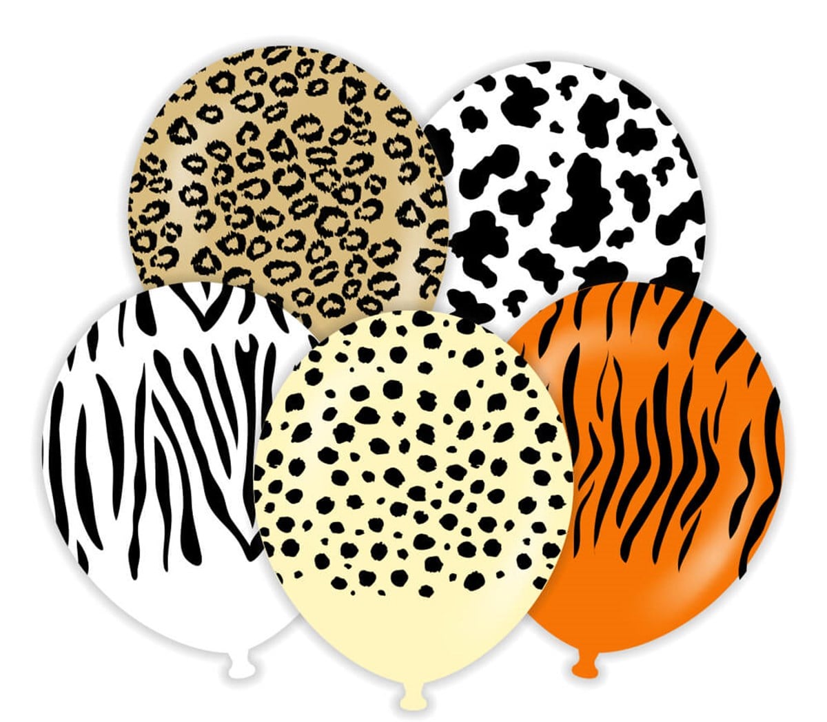 SAFARİ TEMALI DESENLİ BALON (10 ADET)