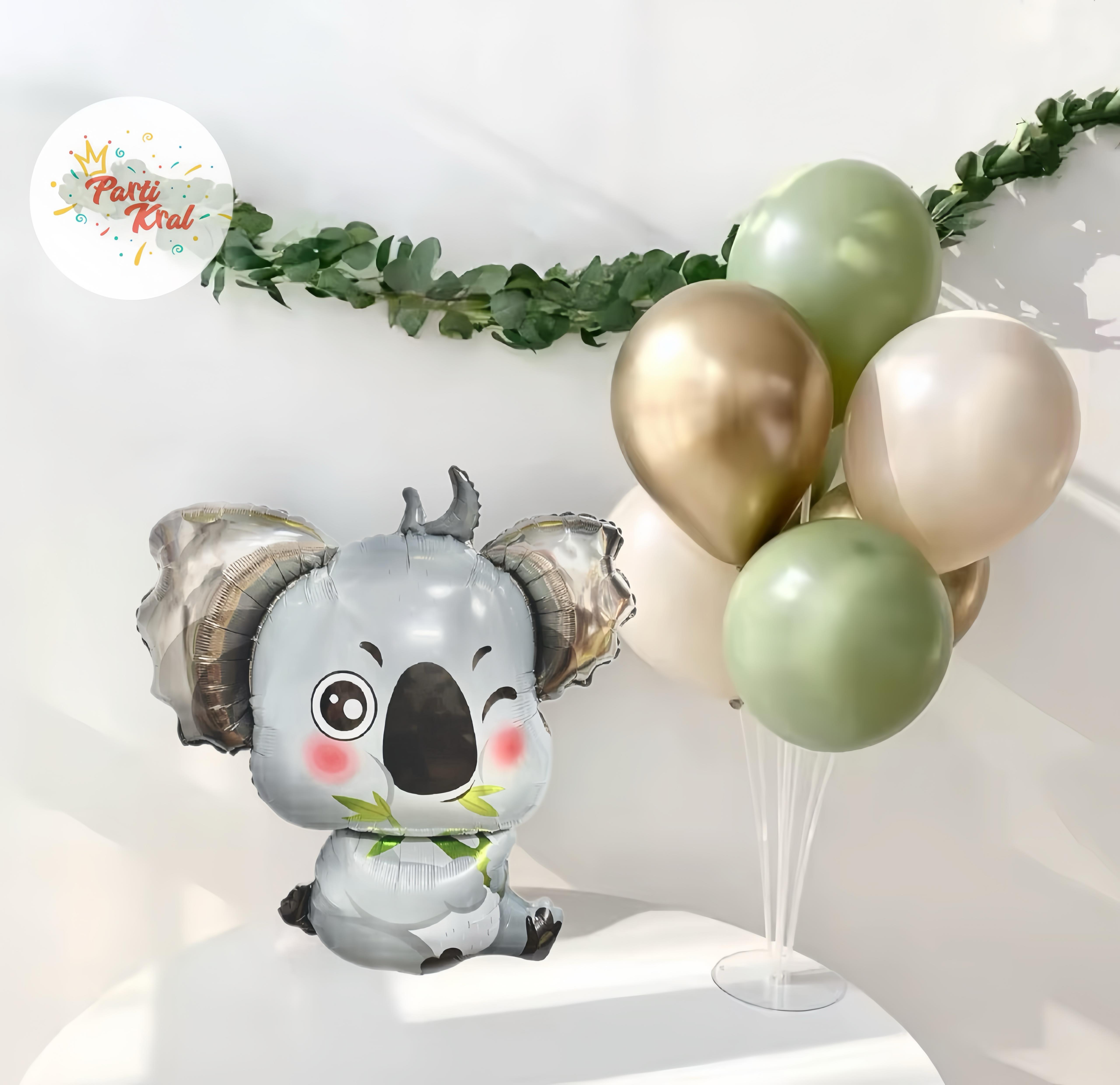 Seevimli Koala Okaliptüs Balon Seti