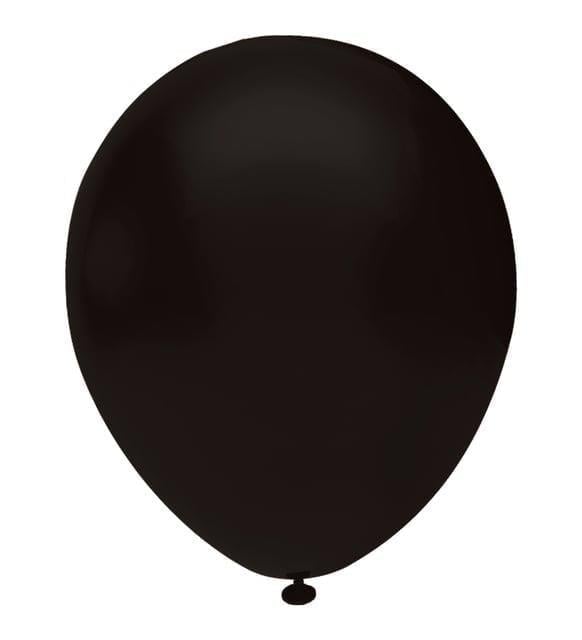 Siyah Pastel Balon (100 adet)