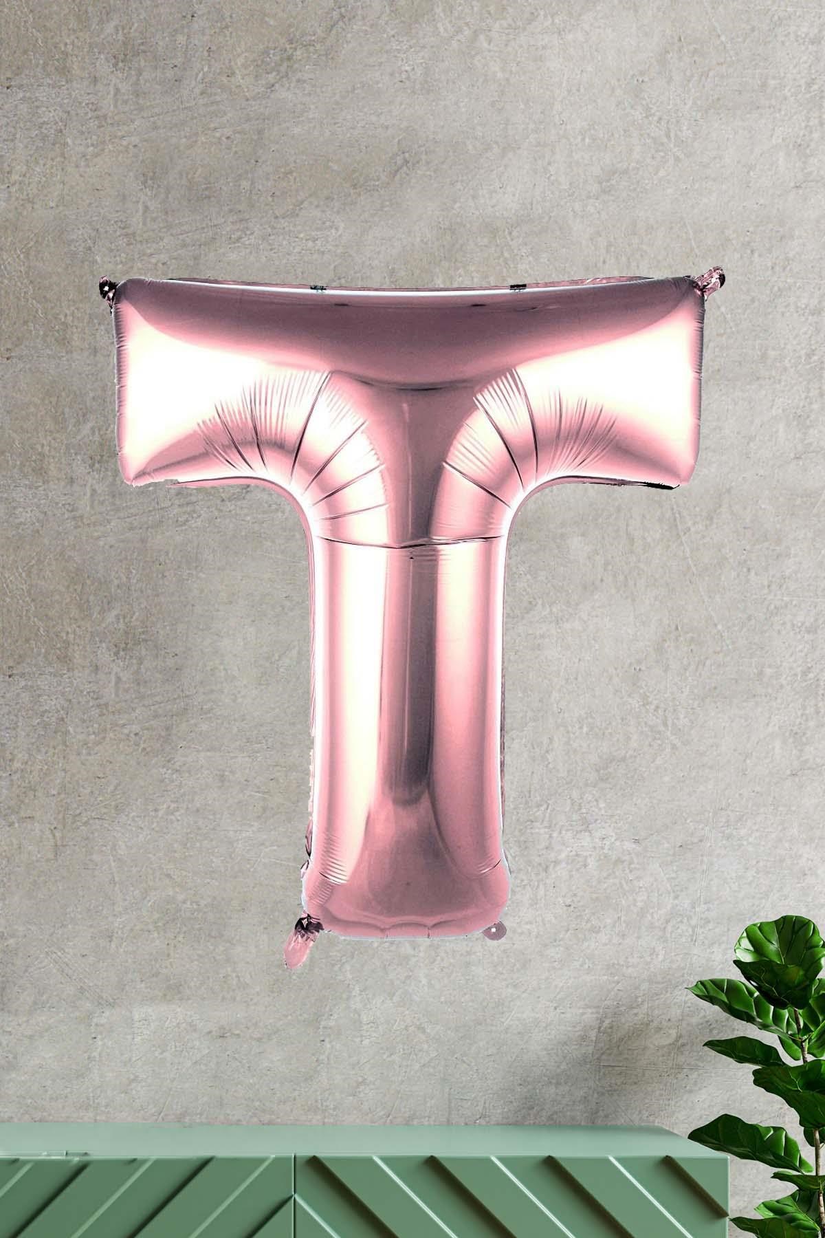 T ROSE GOLD HARF BALON (100 cm)