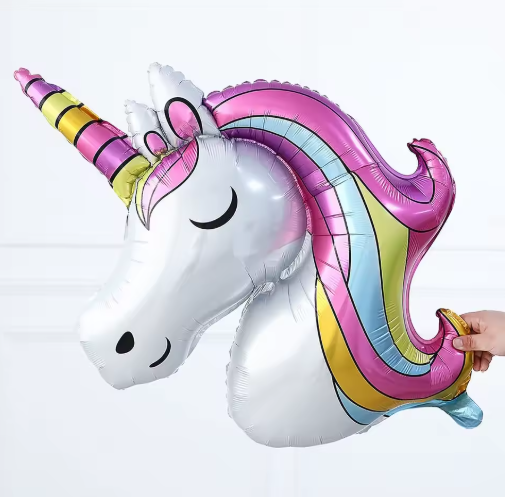 Unicorn Makaron Folyo Balon (85-95 cm)