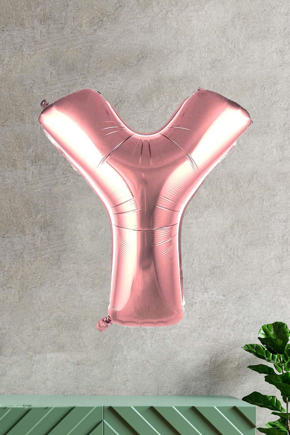 Y ROSE GOLD HARF BALON (100 cm)