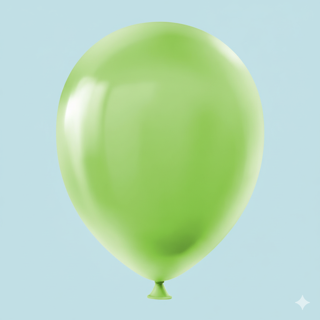 YEŞİL PASTEL BALON (10 Adet)