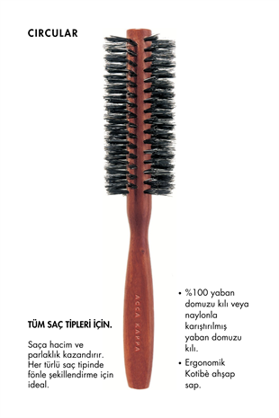 Acca Kappa Circular Hairbrush 44mm