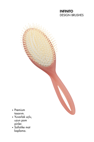 Acca Kappa Infinito Brush Long Pom Pins - Cloud Pink