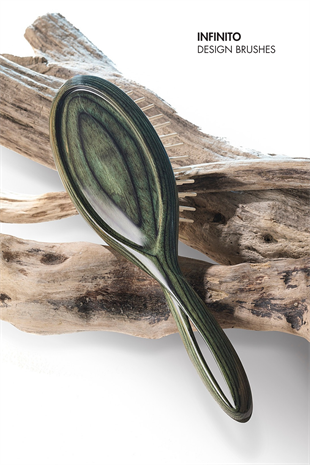 Acca Kappa Infinito Lacquered Wood Hairbrush