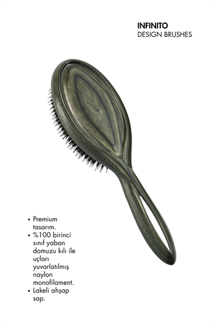 Acca Kappa Infinito Lacquered Wood Hairbrush