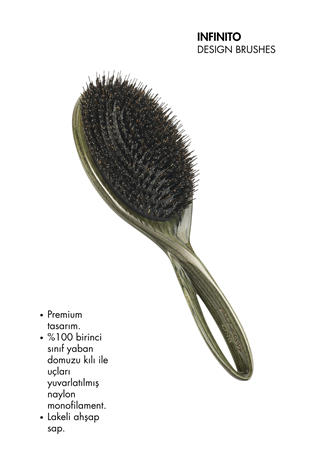 Acca Kappa Infinito Lacquered Wood Hairbrush