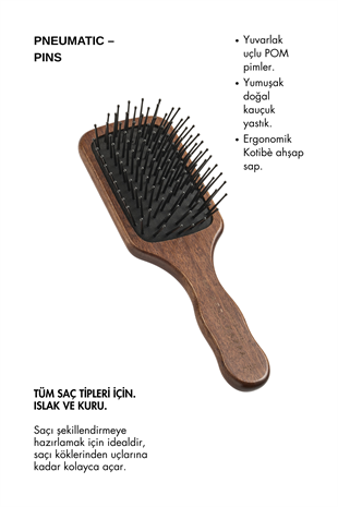 Acca Kappa Kotibè Wood Mini Paddle Brush
