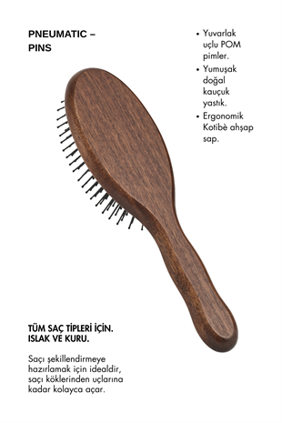 Acca Kappa Kotibè Wood Oval Brush