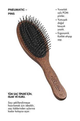 Acca Kappa Kotibè Wood Oval Brush