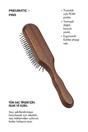 Acca Kappa Kotibè Wood Rectangular Brush