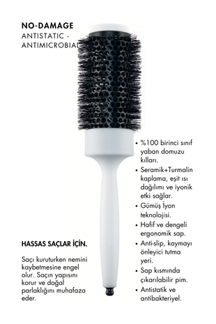 Acca Kappa No-Damage Hairbrush 43mm