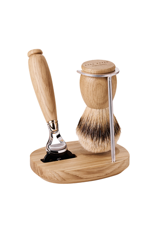 Acca Kappa Oak wood Shaving Set N.610