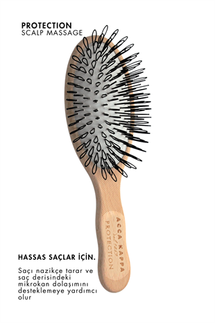 Acca Kappa Protection Hairbrush Hard Nylon