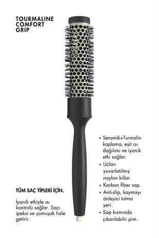Acca Kappa Tourmaline Hairbrush 25mm
