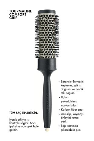 Acca Kappa Tourmaline Hairbrush 35mm