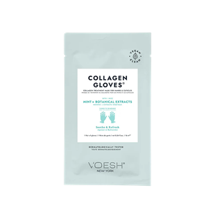 Voesh Collagen Gloves With Mint and Botanical Extracts