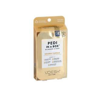 Voesh Pedi In A Box Glimmer Golden Vanilla