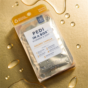 Voesh Pedi In A Box Glimmer Golden Vanilla