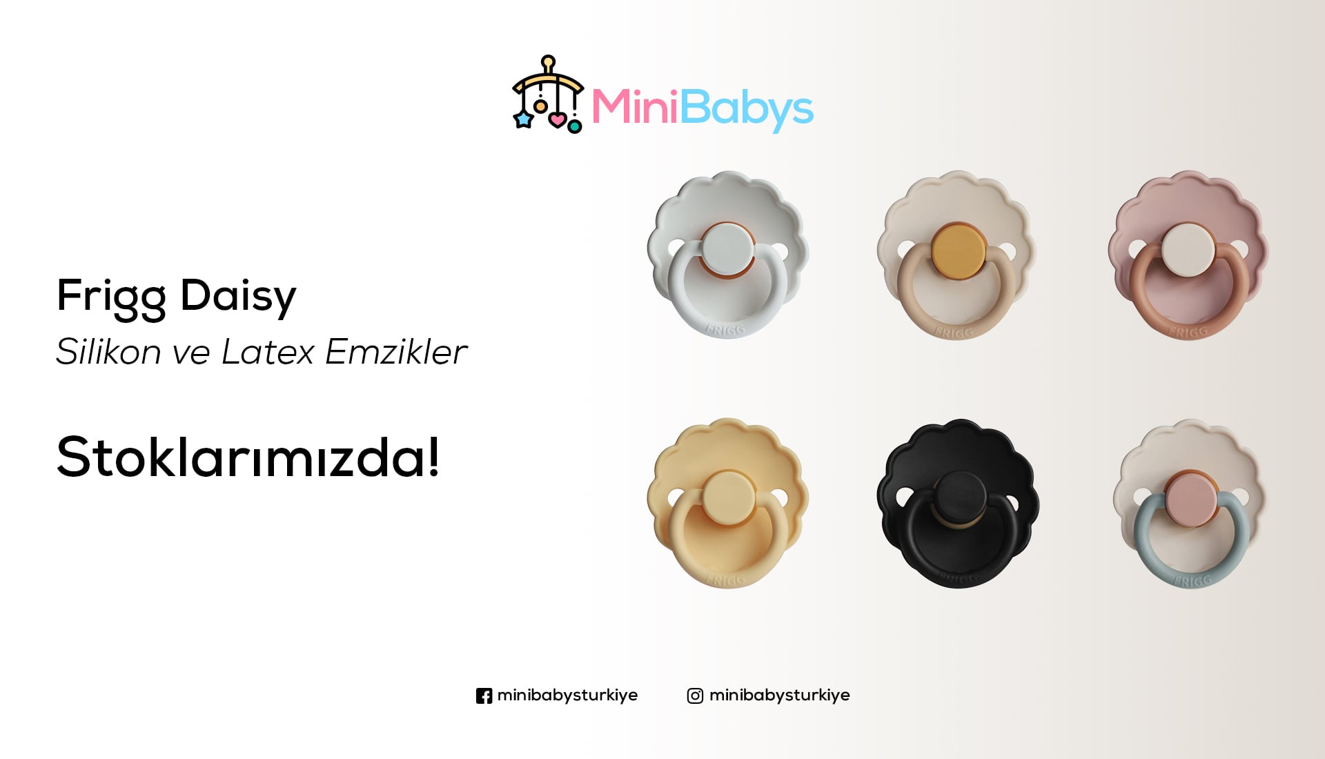 Frigg emzikler stoklarımızda yenilendi!