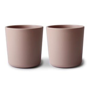 Mushie Cup Blush - Mushie Bardak Gül Kurusu 2'li Set