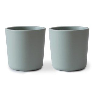 Mushie Cup Sage - Mushie Bardak Uçuk Mavi 2'li Set