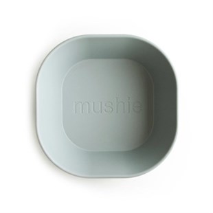 Mushie Dinner Bowl Single Square Sage- Mushie Köşeli Kase Tekli Adaçayı Yeşili Rengi