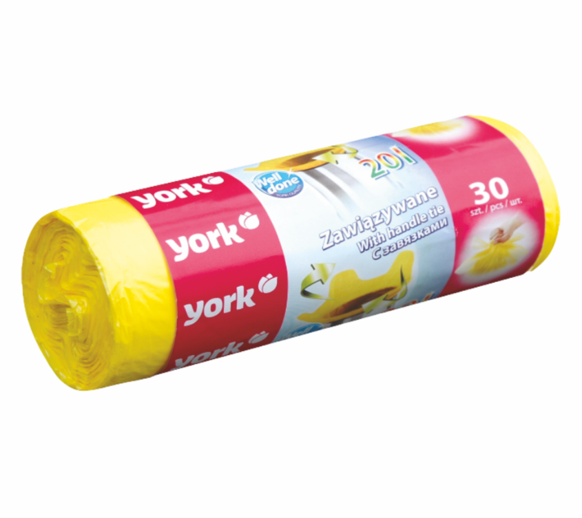 York Bağlamalı Çöp Torbası 20 L 30 Adet 090650