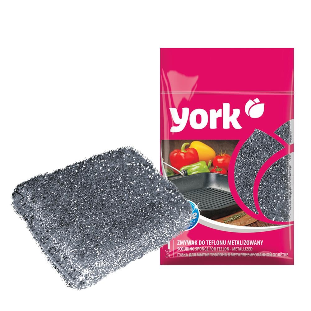 York Metalize Teflon Kaplamalı Bulaşık Ovma Süngeri 032020