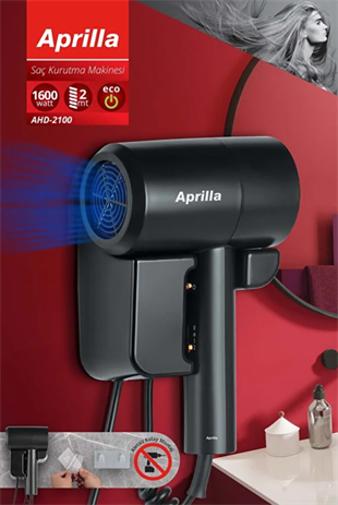 Aprilla AHD-2100 Saç Kurutma Makinesi Siyah