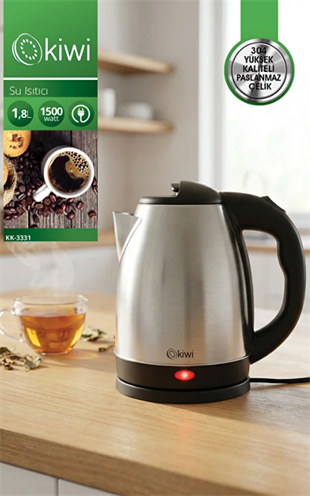 Kiwi KK-3331 Su Isıtıcı Çelik
