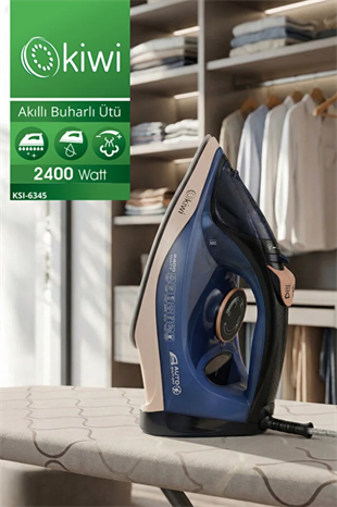 Kiwi KSI-6345 Akıllı Buharlı Ütü Kırmızı