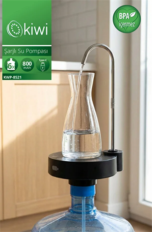 Kiwi KWP-8521 Şarjlı Su Pompası