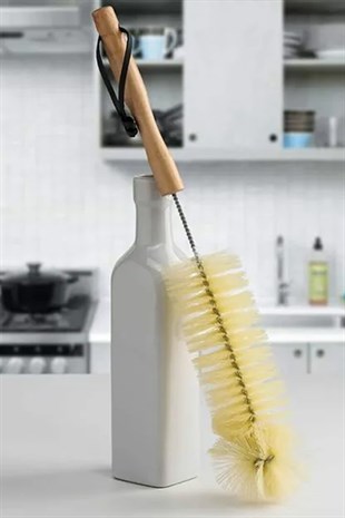 Minihome Eco Natural by York Bambu Şişe Fırçası 