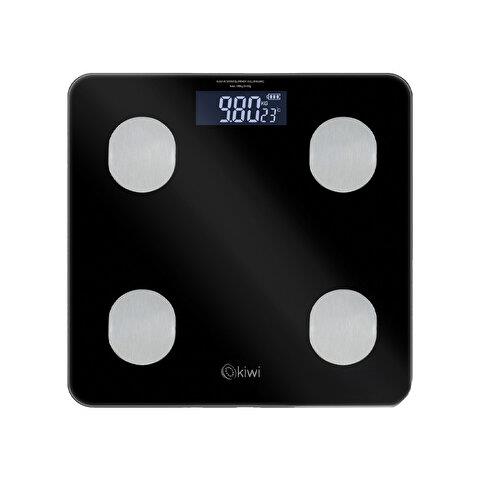 Kiwi KBS-1085 Akıllı Banyo Baskülü Siyah