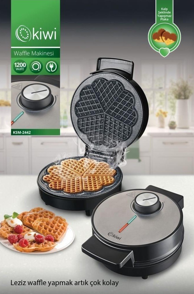 Kiwi KSM-2442 Waffle Makinesi 
