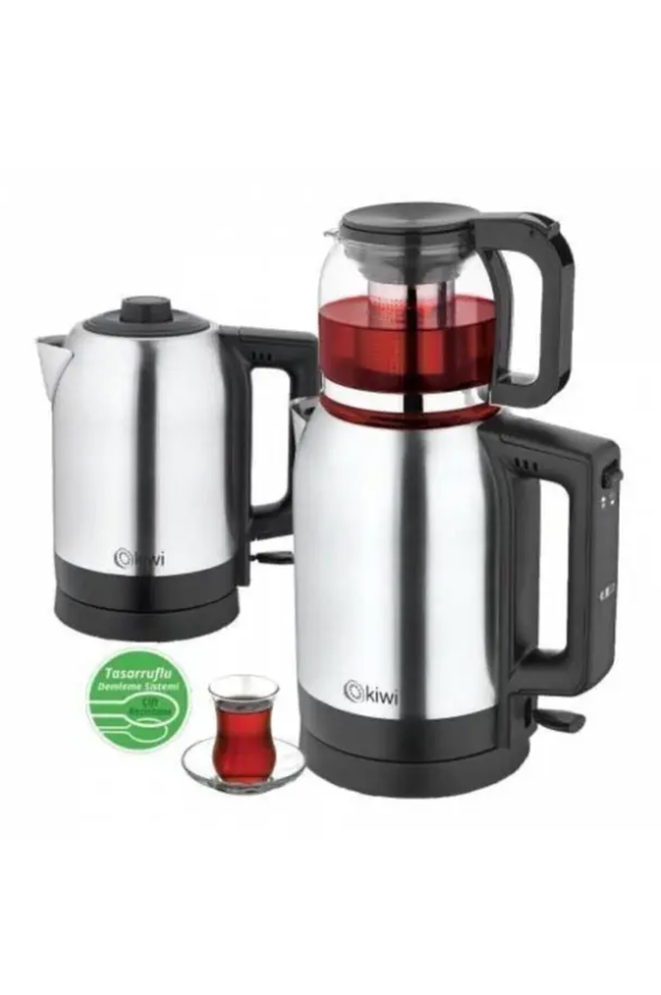 Kiwi KTM-2910 Paslanmaz Çelik Elektronik Çay Makinesi
