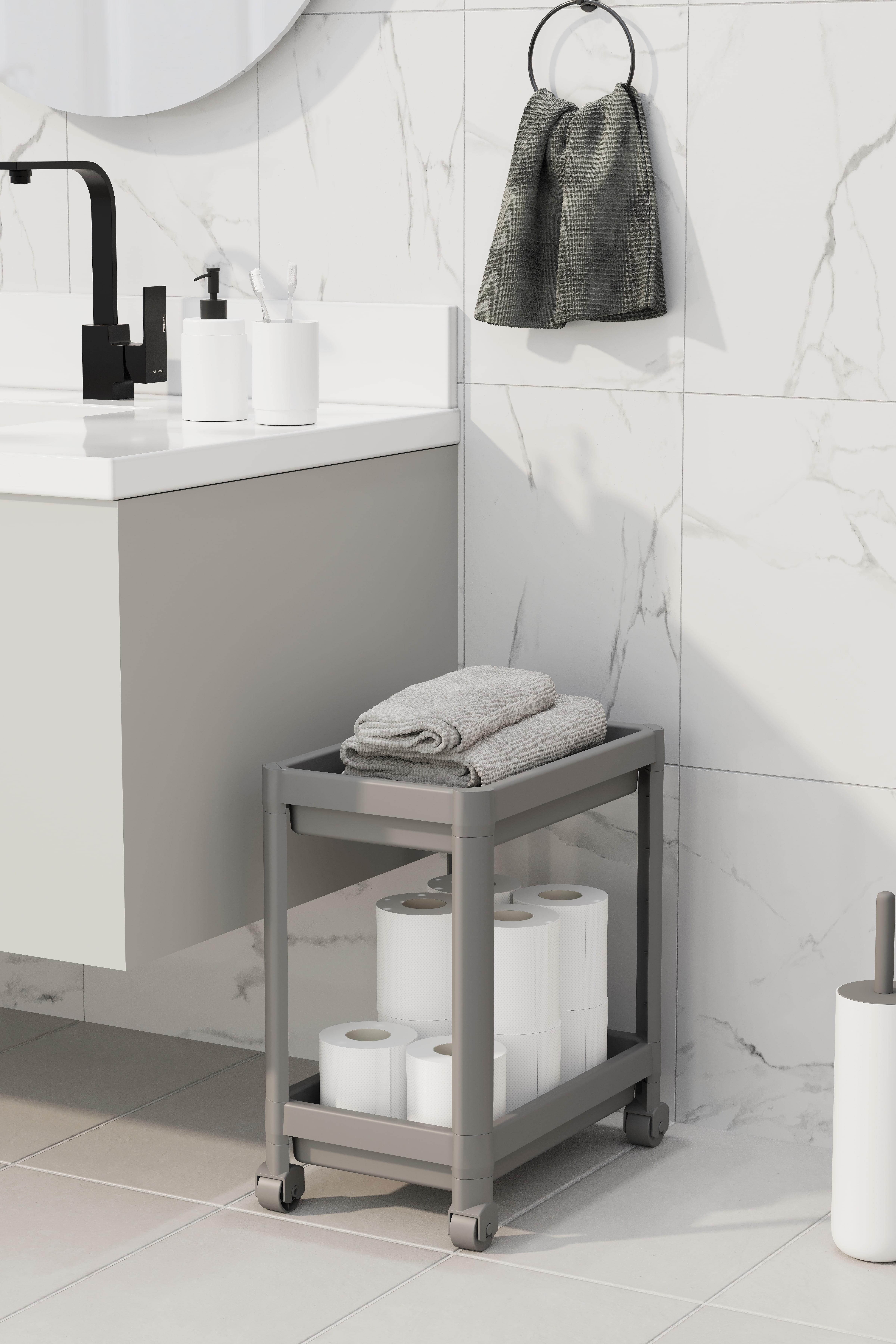 Minihome 2 Katlı Tekerlekli Maja Gri