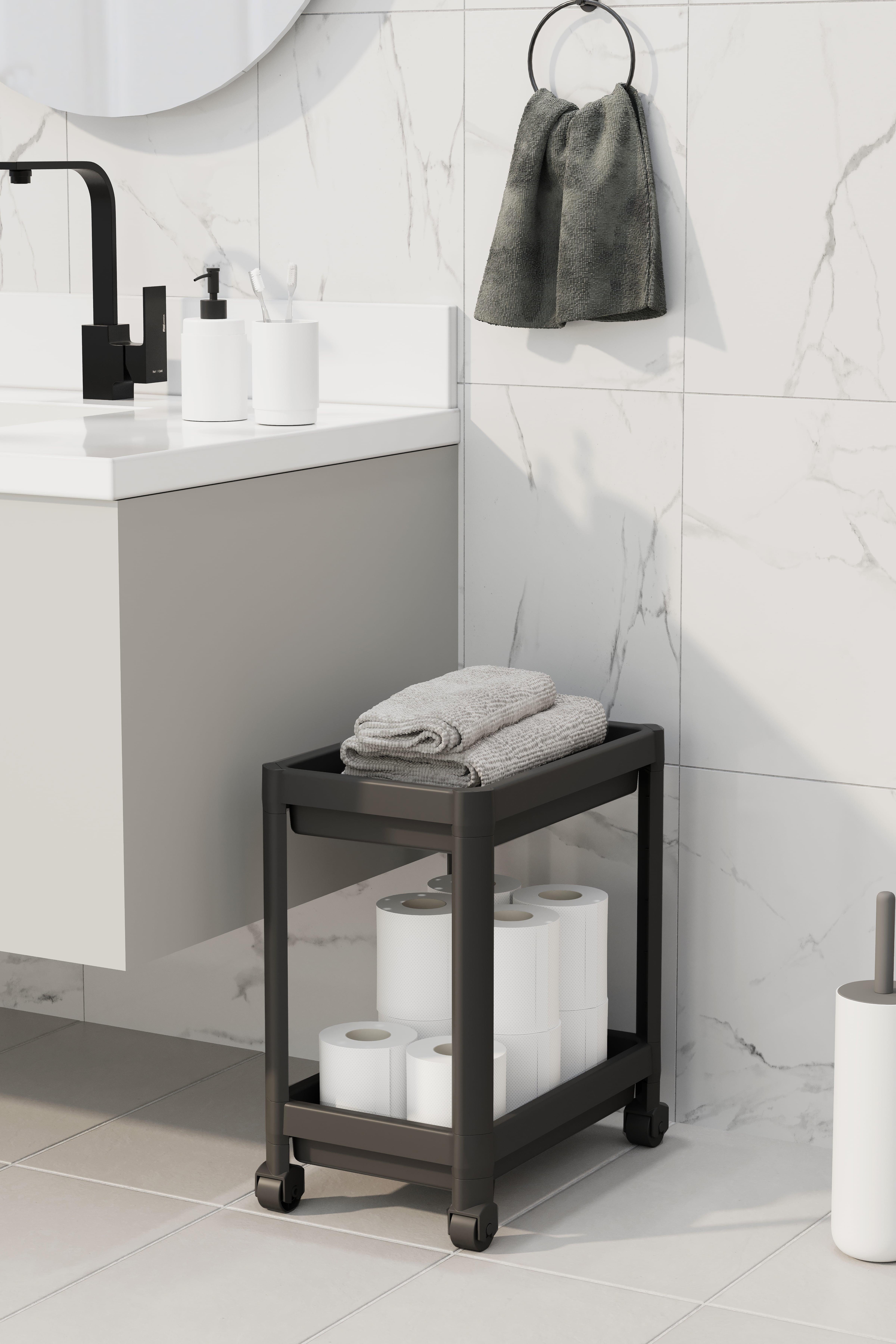 Minihome 2 Katlı Tekerlekli Maja Siyah