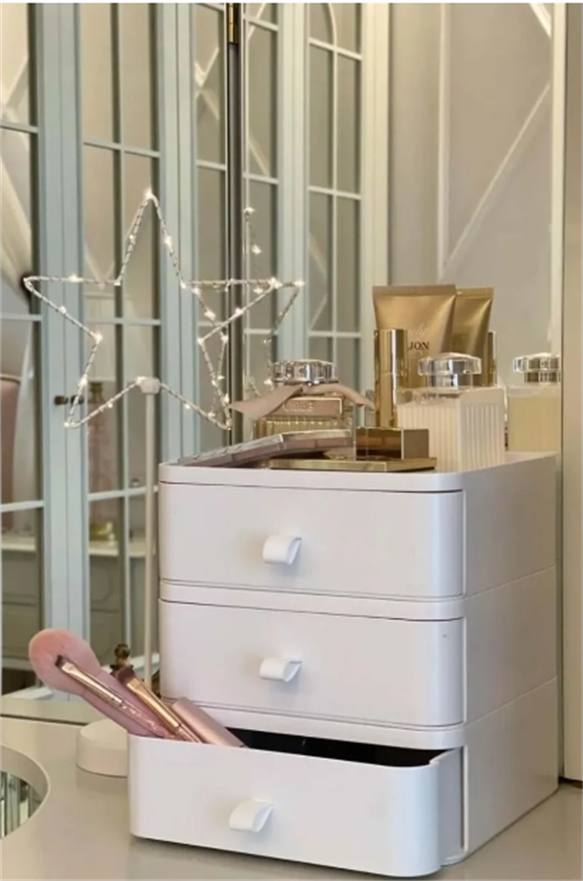 MiniHome Çok Amaçlı Organizer 3'lü Çekmece Beyaz