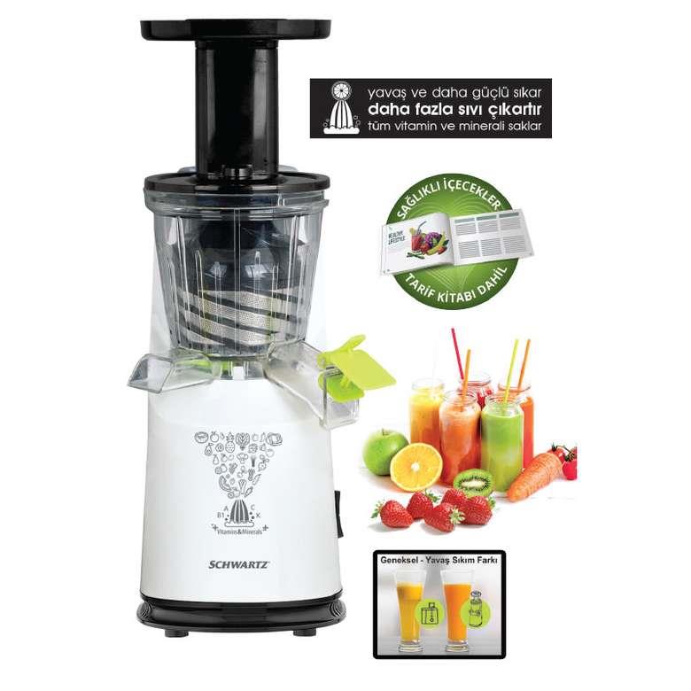 Schwartz SWJ-7770 Yavaş Sıkım Meyve Ve Sebze Presi