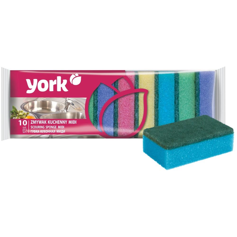 York 10'lu Midi Bulaşık Süngeri 030010