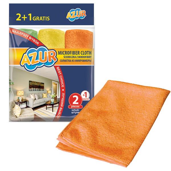 York Azur Mikrofiber Temizlik Bezi Seti 2+1 Adet 026200